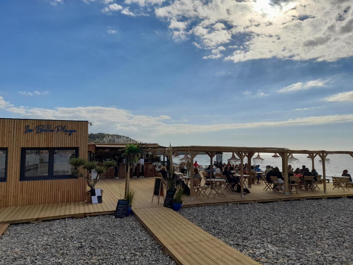Charmante Villa plein SUD 50m de la plage - Balcon vue latérale sur Mer Mers-les-Bains Exterior foto